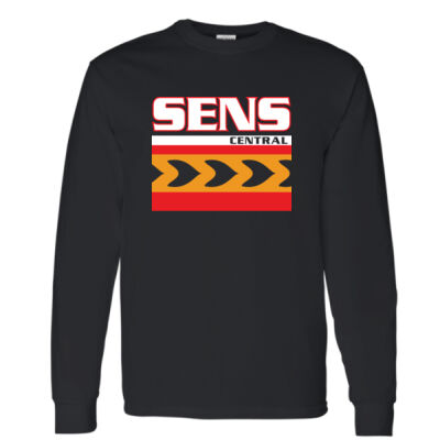 Gildan Unisex Laurels Printed Long Sleeve Thumbnail